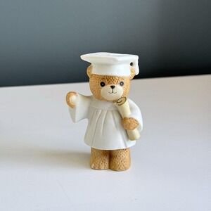 Vintage‎ Lucy And Me Graduation Teddy Bear Figurine Enesco Graduate T65